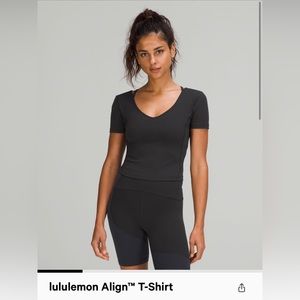 Women’s size 8, lululemon align Tee, black